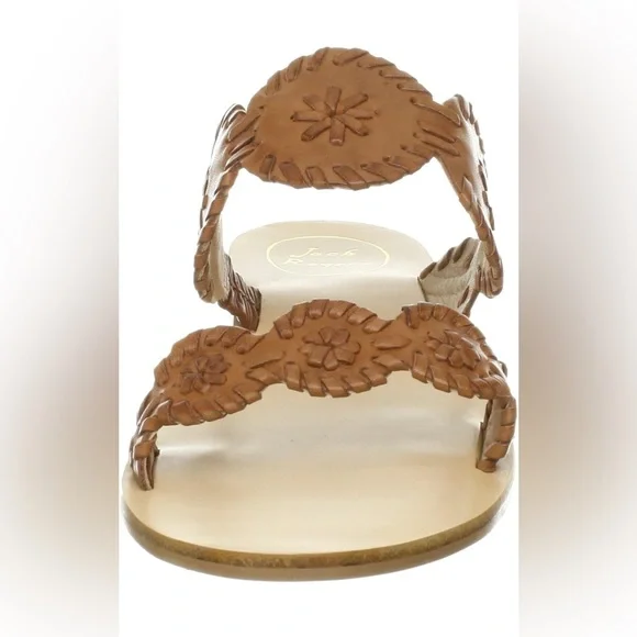 JACK ROGERS🆕 LAUREN II SANDALS. COGNAC COLOR. SIZE 5M - Picture 5 of 6